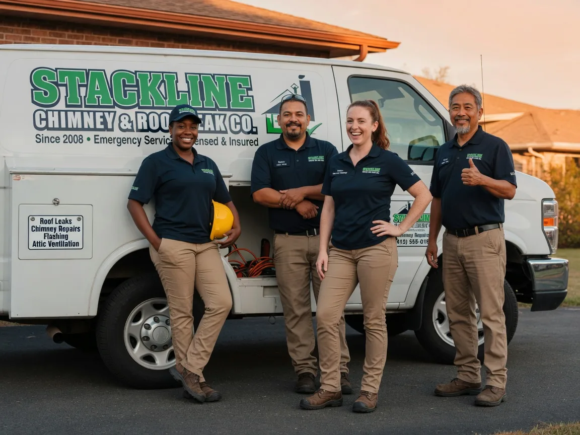 Chimney flashing repair company in Guernsey, IA